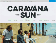 Tablet Screenshot of caravanasun.com